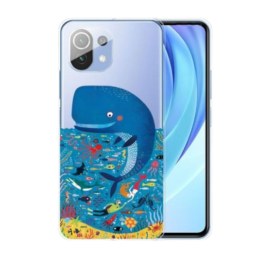 Ovitek za telefon "Whales" Xiaomi Mi 11 Lite – Infostyle – Prozorna