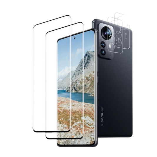 Zaščitno steklo + zaščita za kamero "9H" Xiaomi 12 Pro 5G – Infostyle