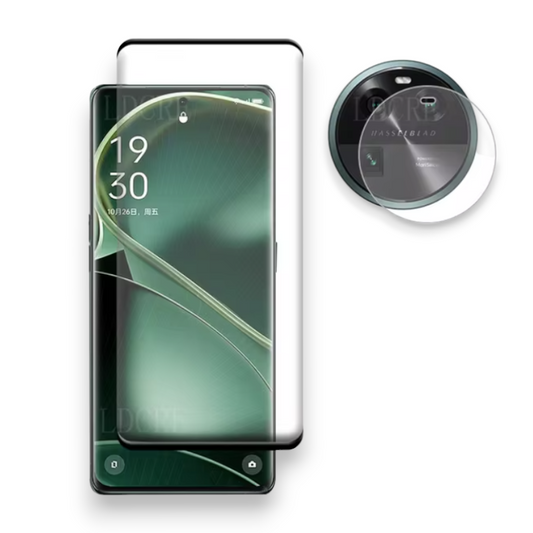 Komplet zaščitno steklo + zaščita za kamero za Oppo Find x6 – Infostyle