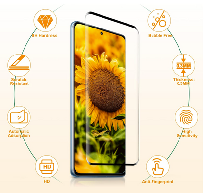 Zaščitno steklo "Classic Black" za Xiaomi Mi 12/Mi 12X (2 kosa) – Infostyle