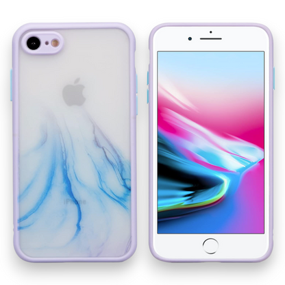 Ovitek "Transparent Marble" za iPhone SE 2022/2020/7/8 – Infostyle