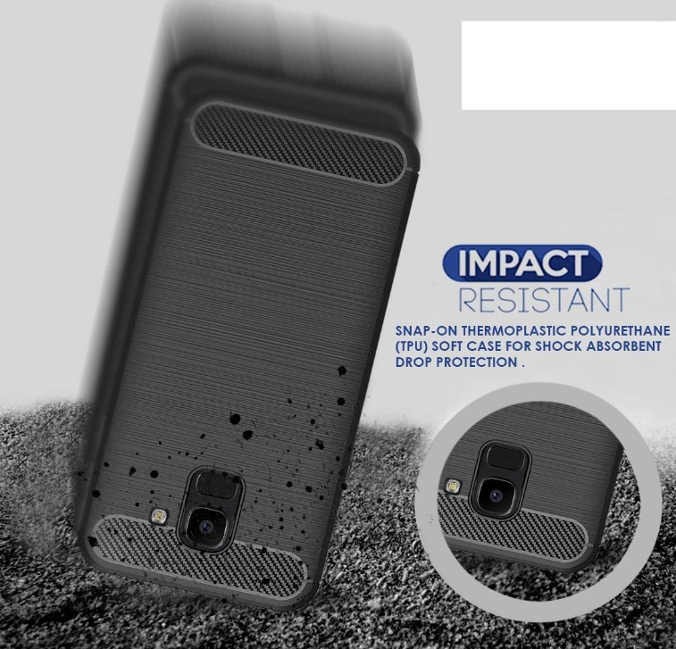 Silikonski ovitek "Carbon" za Samsung Galaxy J6 – Vigo