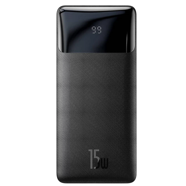 Power Bank ''Baseus'' 10.000mAh + kabel Micro-USB 0.25m – Črna