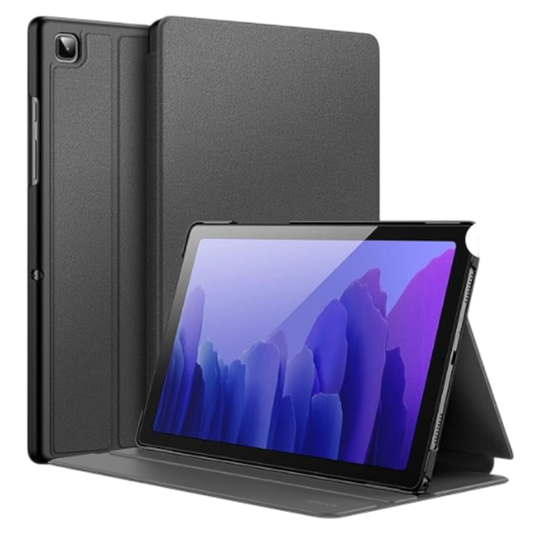 Preklopna torbica "JETech" za Samsung Galaxy TAB A7 – Črna / PC + TPU silikon