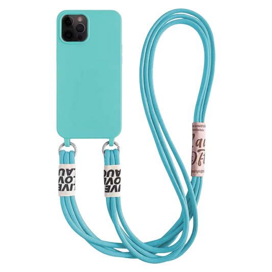 Ovitek za telefon z vrvico za iPhone 13 Pro – Infostyle – Modra