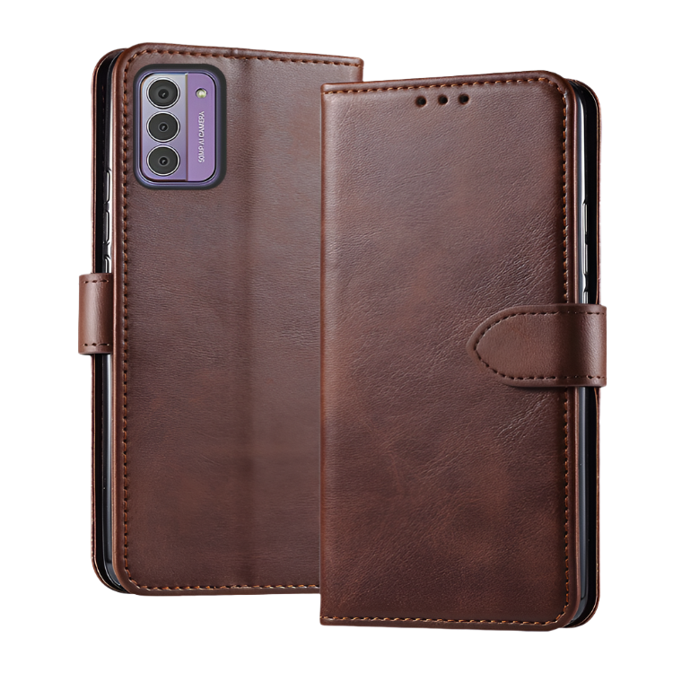 Preklopna torbica za telefon Nokia G42 – Infostyle – Rjava