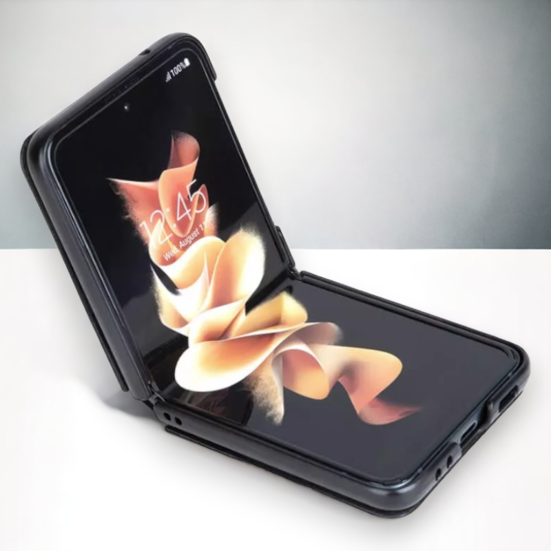 Ovitek "QIN" iz veganskega usnja za Samsung Galaxy Z Flip 3 5G - črna – Nillkin