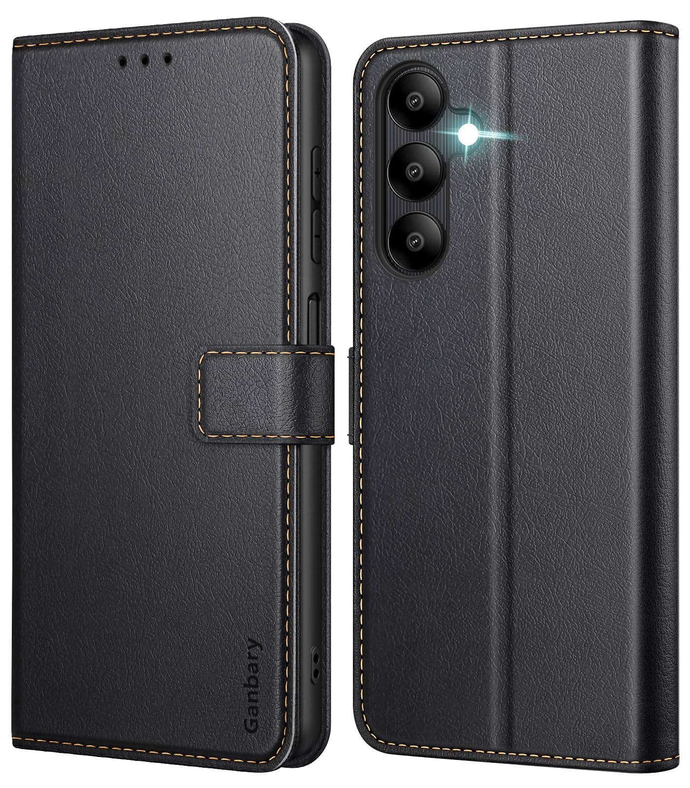 Ganbary preklopni ovitek za Samsung Galaxy A05s, magnetno zapiranje, prostor za kartice