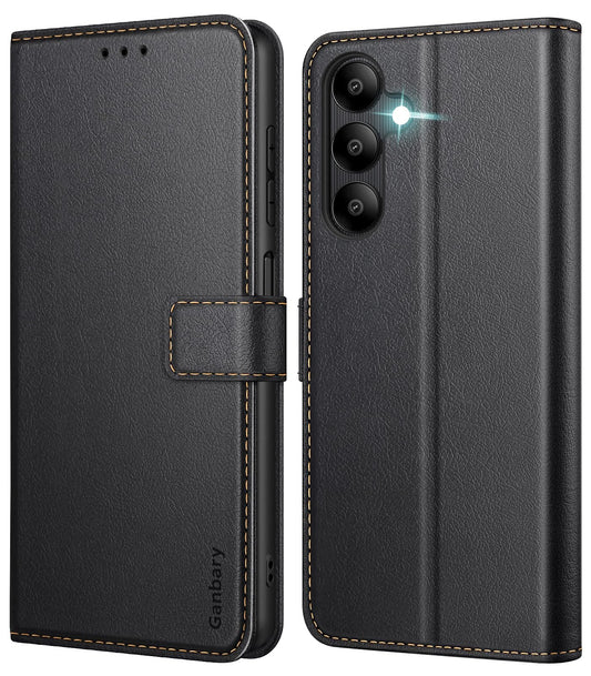 Ganbary preklopni ovitek za Samsung Galaxy A05s, magnetno zapiranje, prostor za kartice