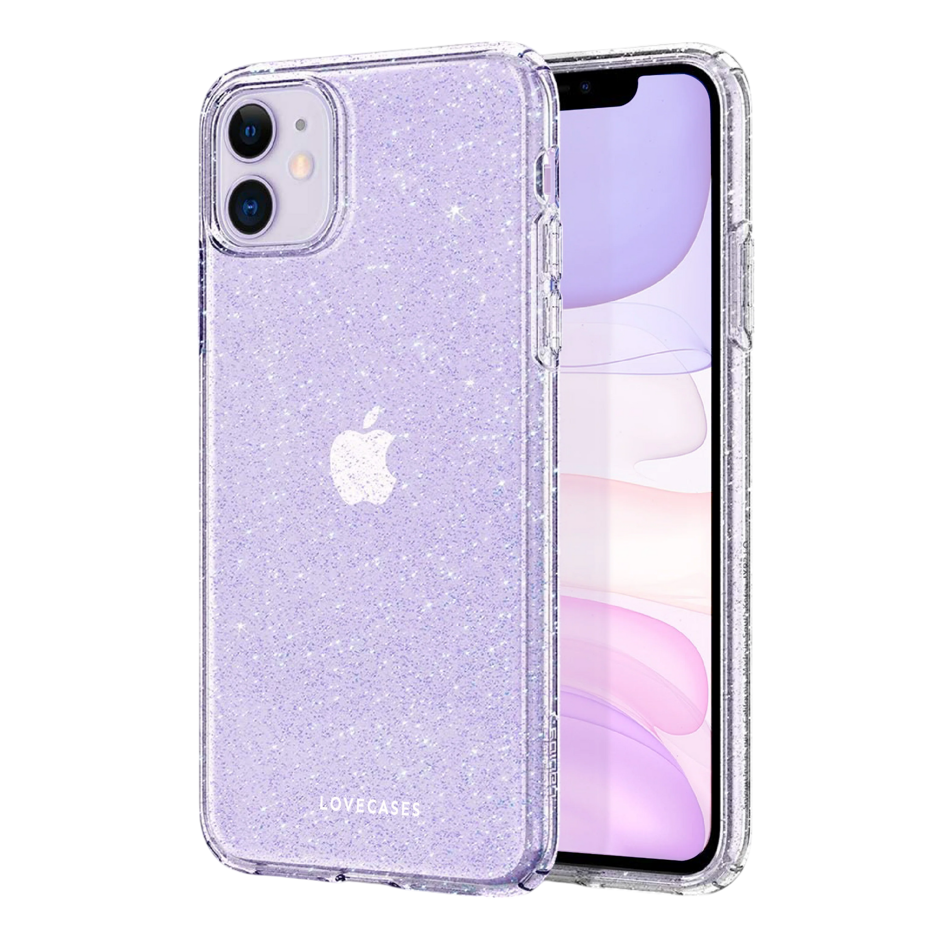 Ovitek za telefon "Glitter" za iPhone 15 – Infostyle – Prozorna / TPU silikon