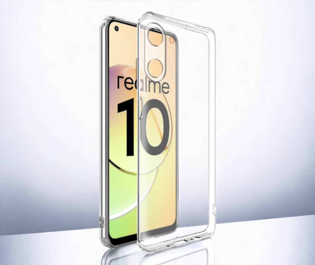 Silikonski ovitek za Realme 10 4G (2mm)- transparent – Infostyle – Prozorna / Silikon