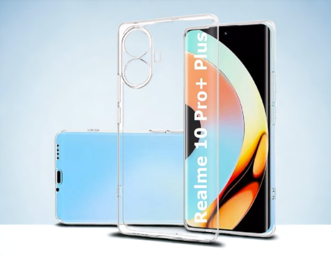 Silikonski ovitek za Realme 10 Pro Plus 5G (2mm) - transparent – Infostyle – Prozorna / Silikon