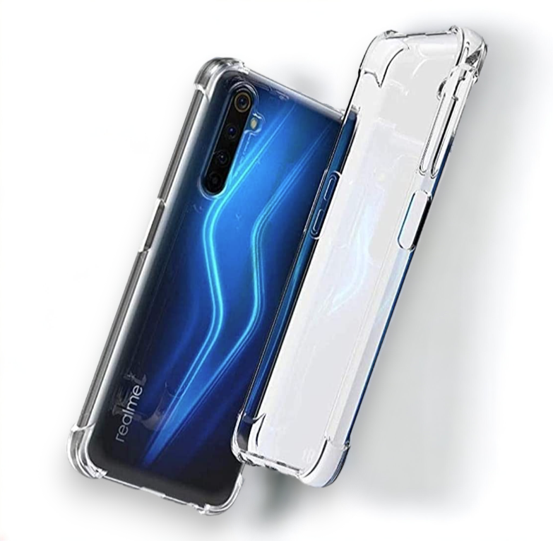 Silikonski ovitek "antishock " za Realme 6i (0.5 mm) - Prozoren – Infostyle – Prozorna / Silikon