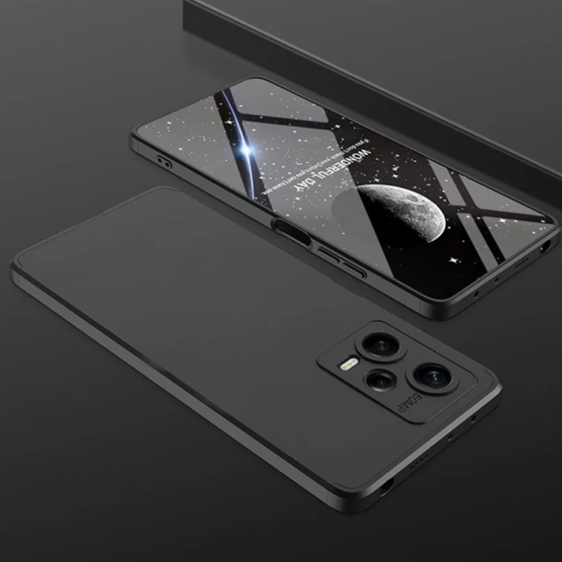 GKK 360 ovitek za Xiaomi Redmi Note 12 Pro - črna – Črna