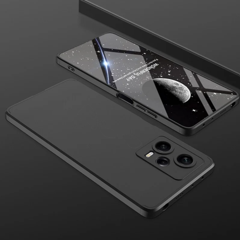 GKK 360 ovitek za Xiaomi Redmi Note 12 5G - črna – Črna