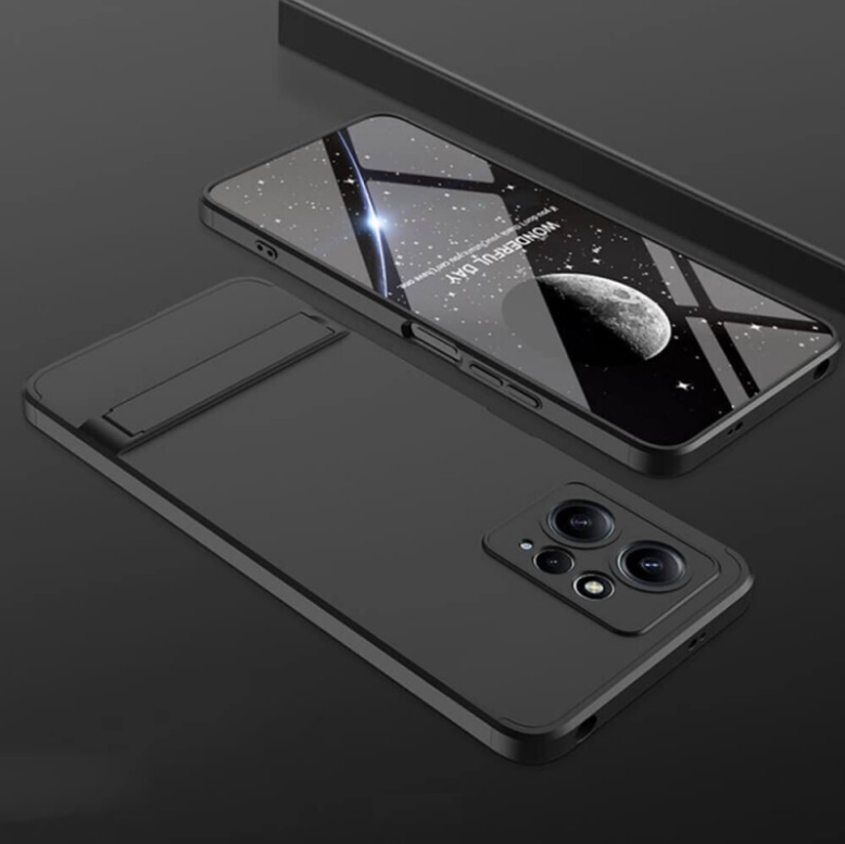 GKK 360 ovitek za Xiaomi Redmi Note 12 4G - črna – Črna
