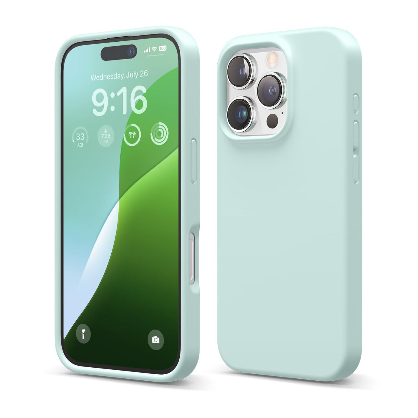 Elago silikonski ovitek za iPhone 16 Pro mint
