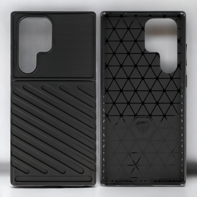 Ovitek "Thunder" za Samsung Galaxy S23 Ultra - Črna – Infostyle