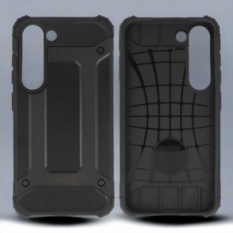 Silikonski ovitek "armor carbon" za Samsung Galaxy S23 - Črna – Infostyle