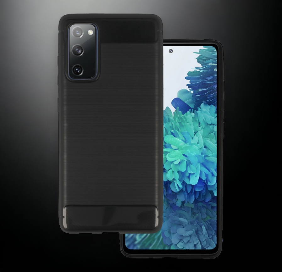Ovitek "Carbon lite" za Samsung Galaxy S20 FE - Črna – Infostyle – Črna / TPU silikon