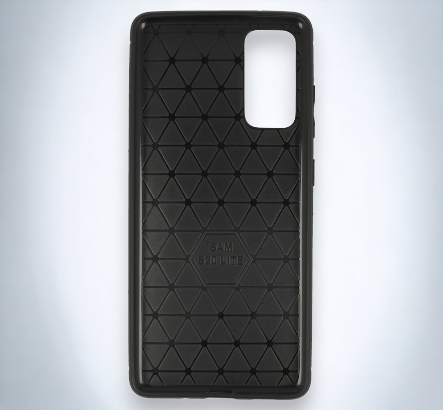 Ovitek "Carbon lite" za Samsung Galaxy S20 Lite - Črna – Infostyle