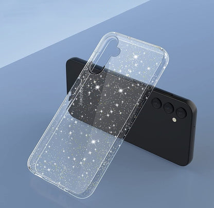 Silikonski ovitek "Crystal Glitter" za Samsung Galaxy S23 - Srebrna – Infostyle – Srebrna / TPU silikon