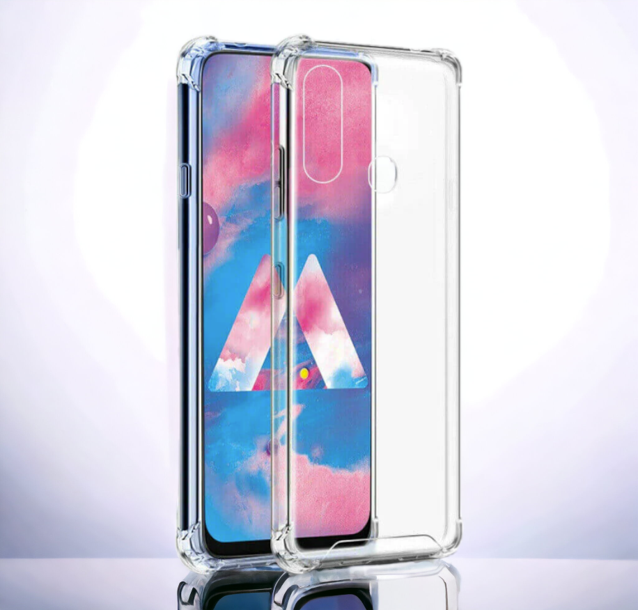 Silikonski ovitek "Antishock" za Samsung Galaxy A20E (0.5 mm) - Transparent – Infostyle – Prozorna / TPU silikon