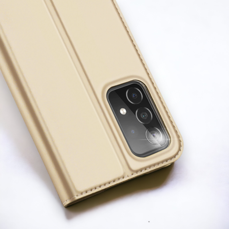 Premium preklopna torbica "SKIN Pro" za Samsung Galaxy A73 5G – Dux Ducis – Temno modra / Umetno usnje + TPU silikon