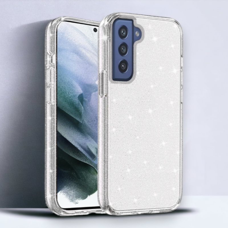 Silikonski ovitek "Crystal Glitter" za Samsung Galaxy A24 4G – Infostyle – Srebrna / TPU silikon