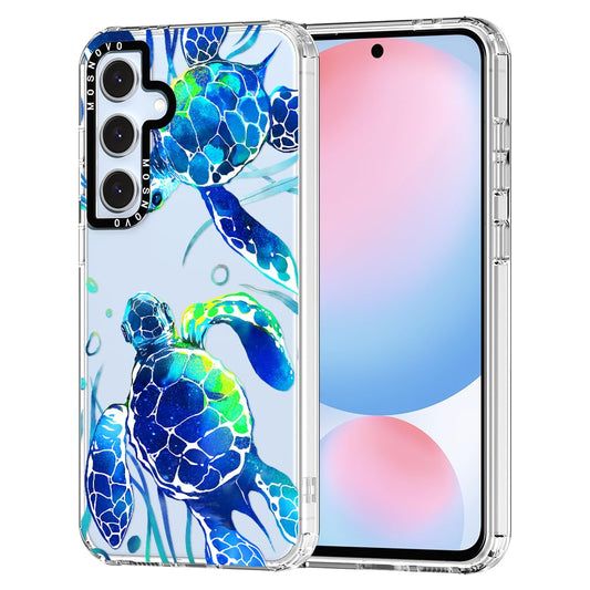Ovitek-MOSNOVO-za-Samsung-Galaxy-S24-FE-Želve:Ovitek MOSNOVO za Samsung Galaxy S24 FE- Želve