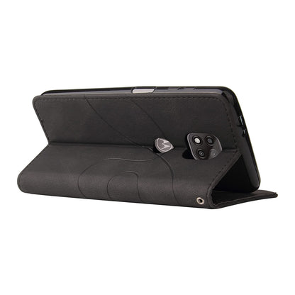 Preklopna torbica z režami za kartice Motorola Moto G9 Power črna