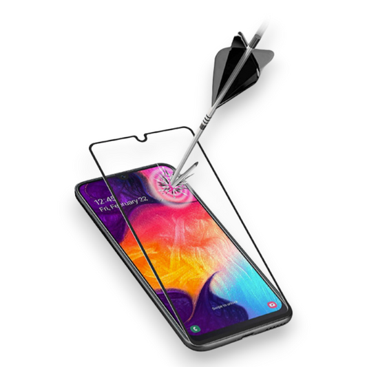 Kaljeno zaščitno steklo "Second Black" za zaslon za Samsung Galaxy A41 – Vigo