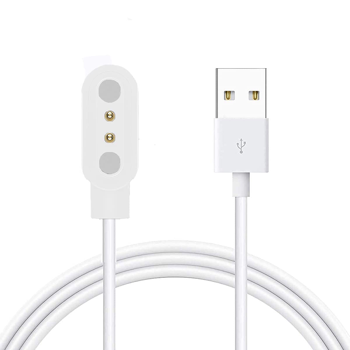 Blueshaweu Polnilni Kabel za BingoFit FT805 – USB Polnilec za Fitness Tracker (Bela)