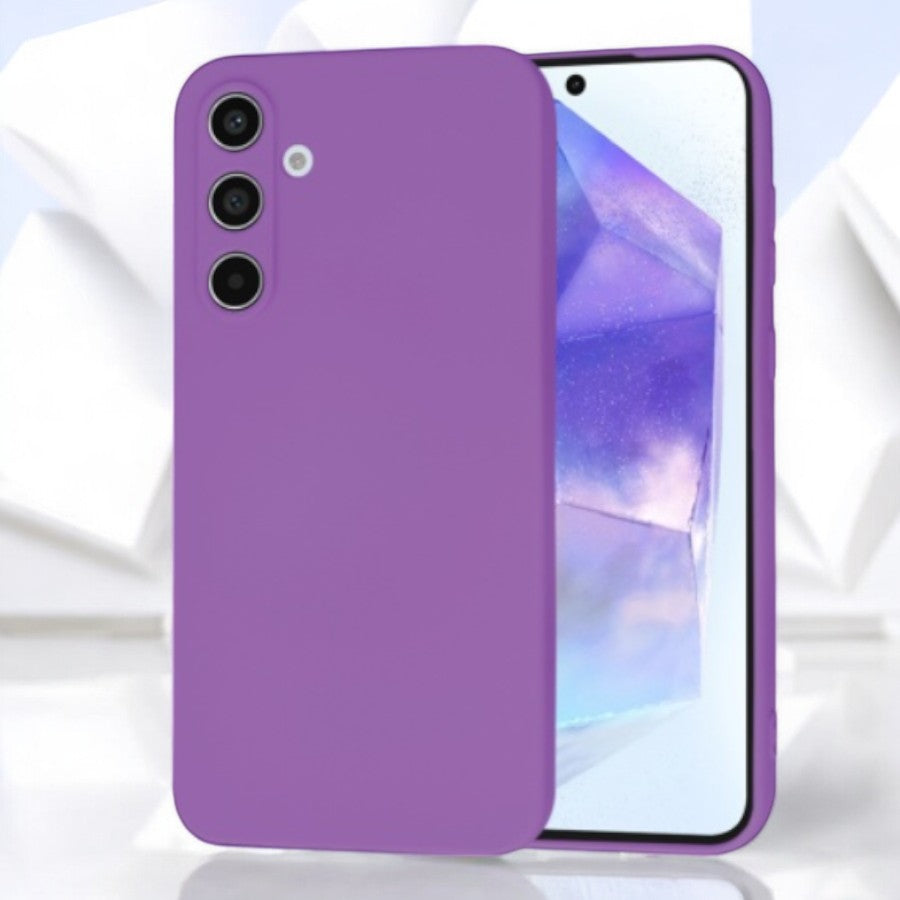 Silikonski ovitek "Softflex" za Samsung Galaxy A55 – Techsuit – Temno modra / TPU silikon