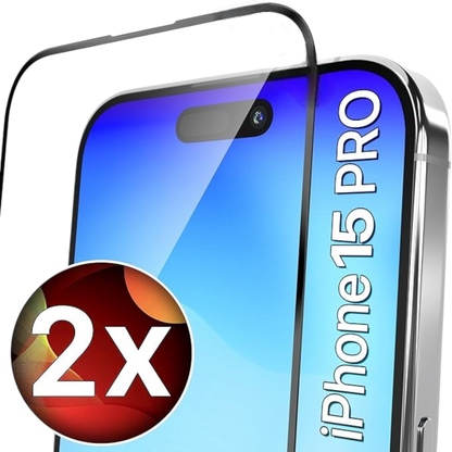 Zaščitno steklo "UTECTION" iPhone 15 Pro (2 kosa) – Infostyle