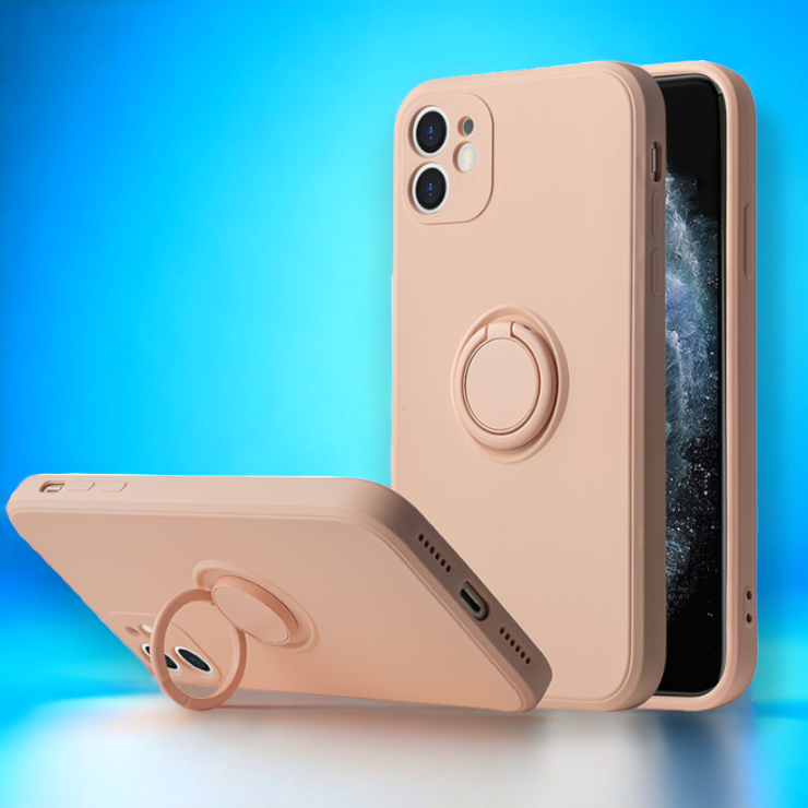 Silikonski ovitek "Silicone Ring" z držalom za iPhone 14 Pro Max – Vennus