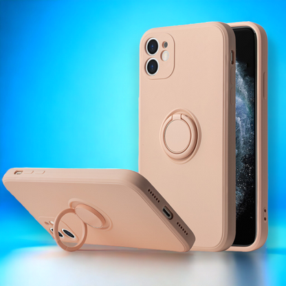 Silikonski ovitek "Silicone Ring" z držalom za iPhone SE 2020/2022 – Vennus