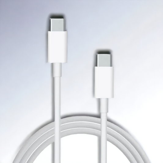 Polnilni kabel Klik USB C - USB C – Infostyle – Bela
