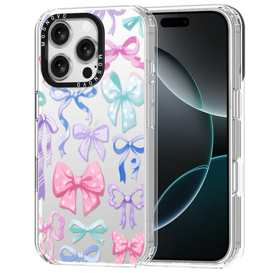 Ovitek MOSNOVO za iPhone 16 Pro - Bows: MOSNOVO ovitek iPhone 16 Pro Bows