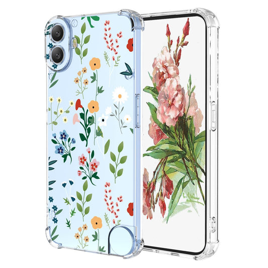 YUECXIN ovitek Nothing CMF Phone 1 prozorna cvetlice