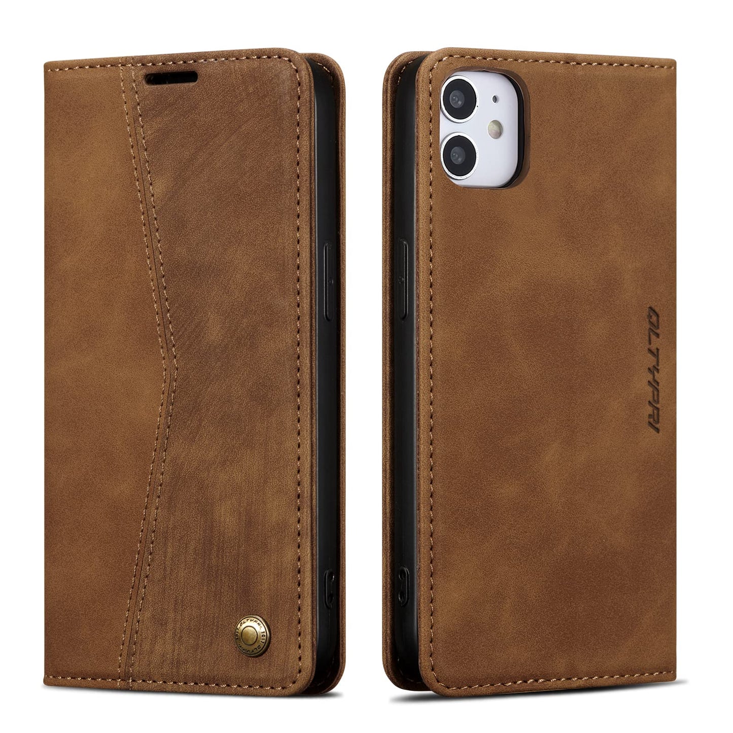 CASEME preklopni ovitek za iPhone 11 retro rjava