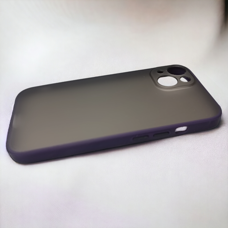 Ovitek "Black View" za iPhone 14 – Infostyle – Črna / PC + TPU silikon