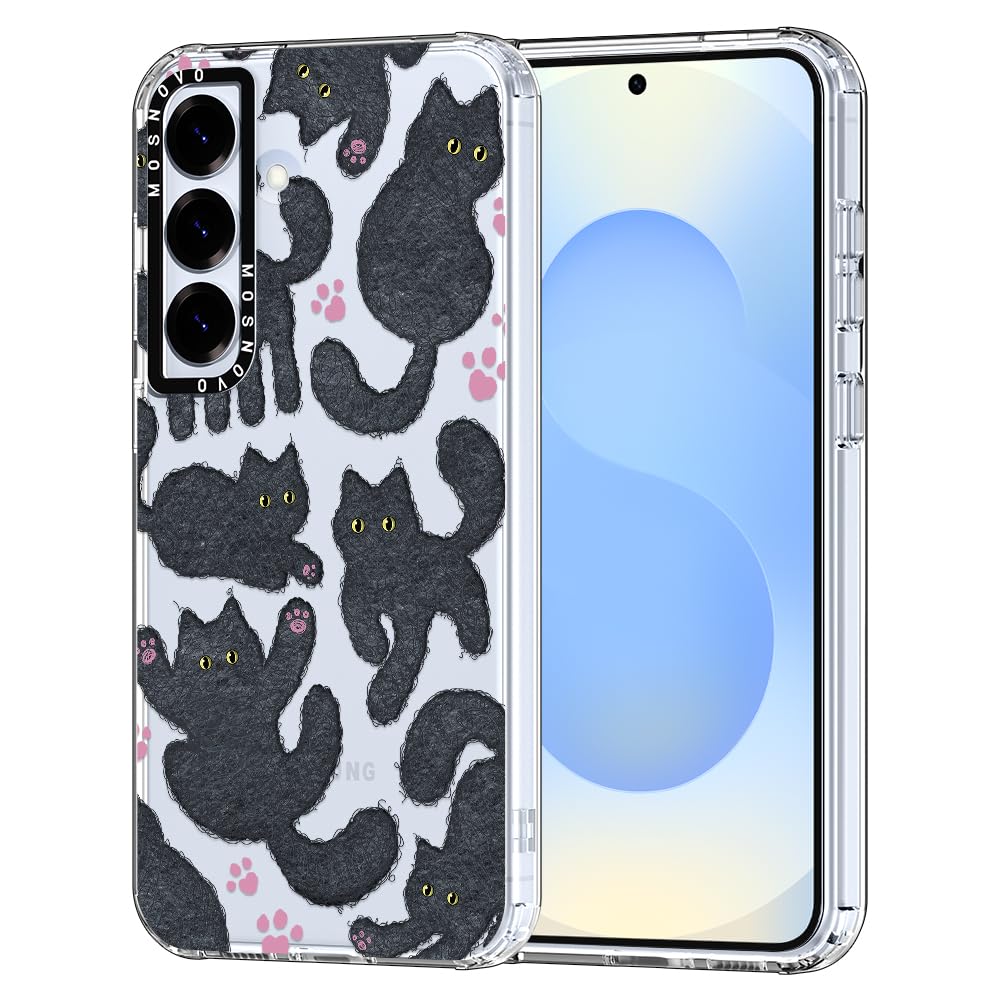 Ovitek MOSNOVO Samsung Galaxy S25 Plus Black Cat