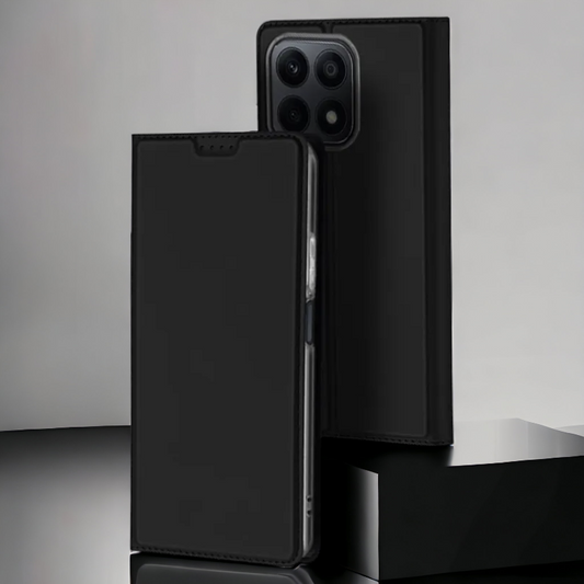 Premium preklopna torbica "SKIN Pro" za Honor X8a – Dux Ducis – Črna / Umetno usnje + TPU silikon