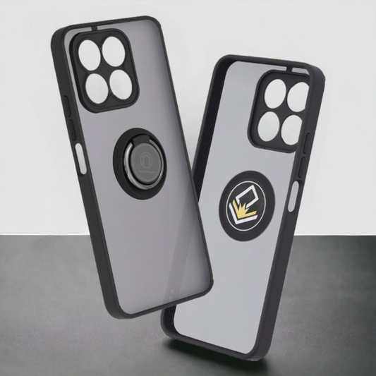 Ovitek za telefon "Glinth" za Honor X8a – Techsuit – Črna / PC + TPU silikon