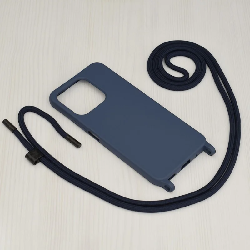 Silikonski ovitek "Crossbody Lanyard" za Honor X8a – Techsuit