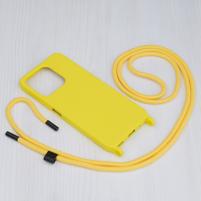 Silikonski ovitek "Crossbody Lanyard" za Honor X8a – Techsuit