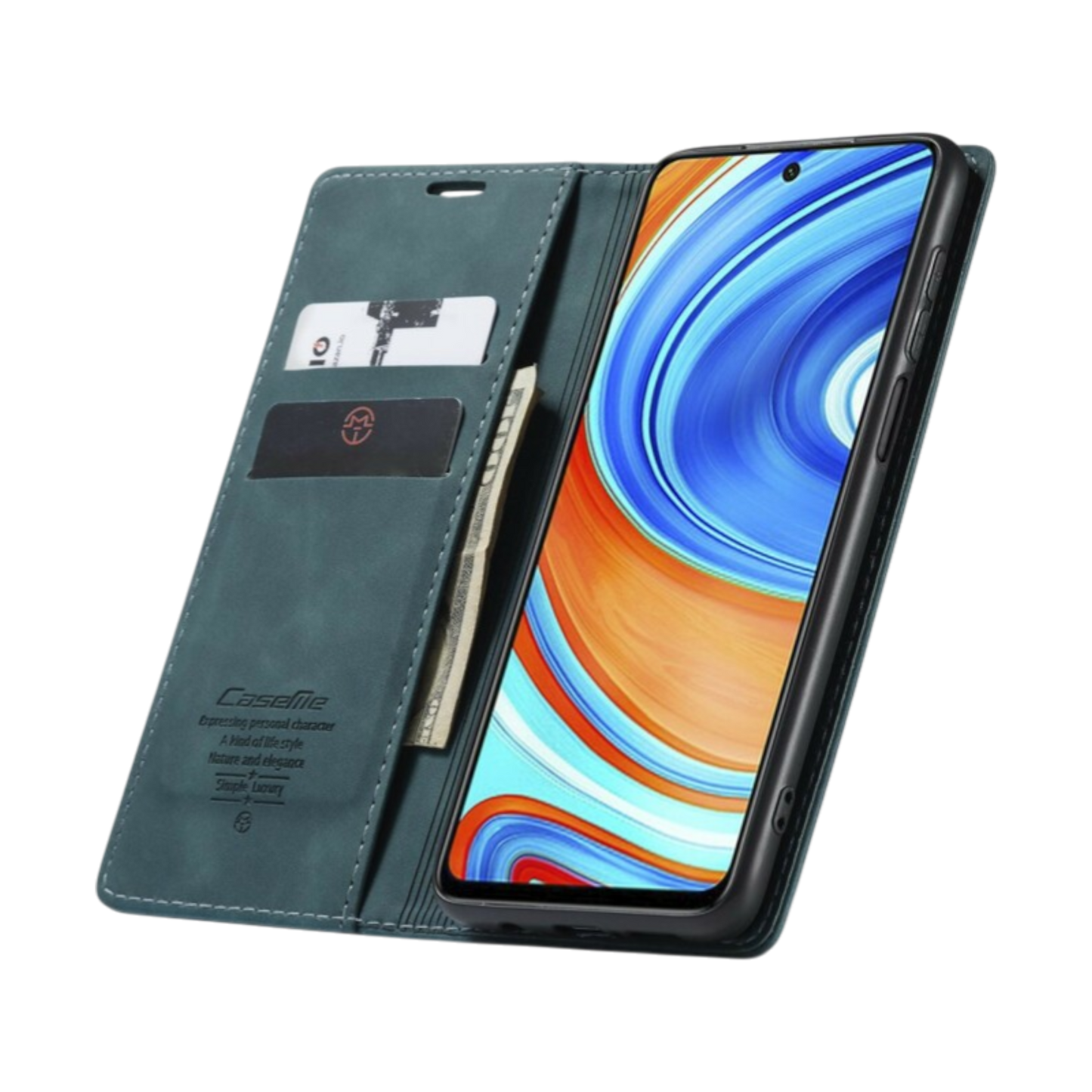 Preklopna torbica "mvced" za Xiaomi Poco X3 GT – Rdeča