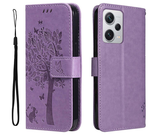 GOKEN preklopna futrola za Xiaomi Redmi Note 12 Pro Plus – ljubičasta