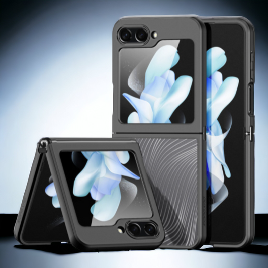 Ovitek "Aimo" za Samsung Galaxy Z Flip 5 5G – Dux Ducis – Črna / PC + TPU silikon
